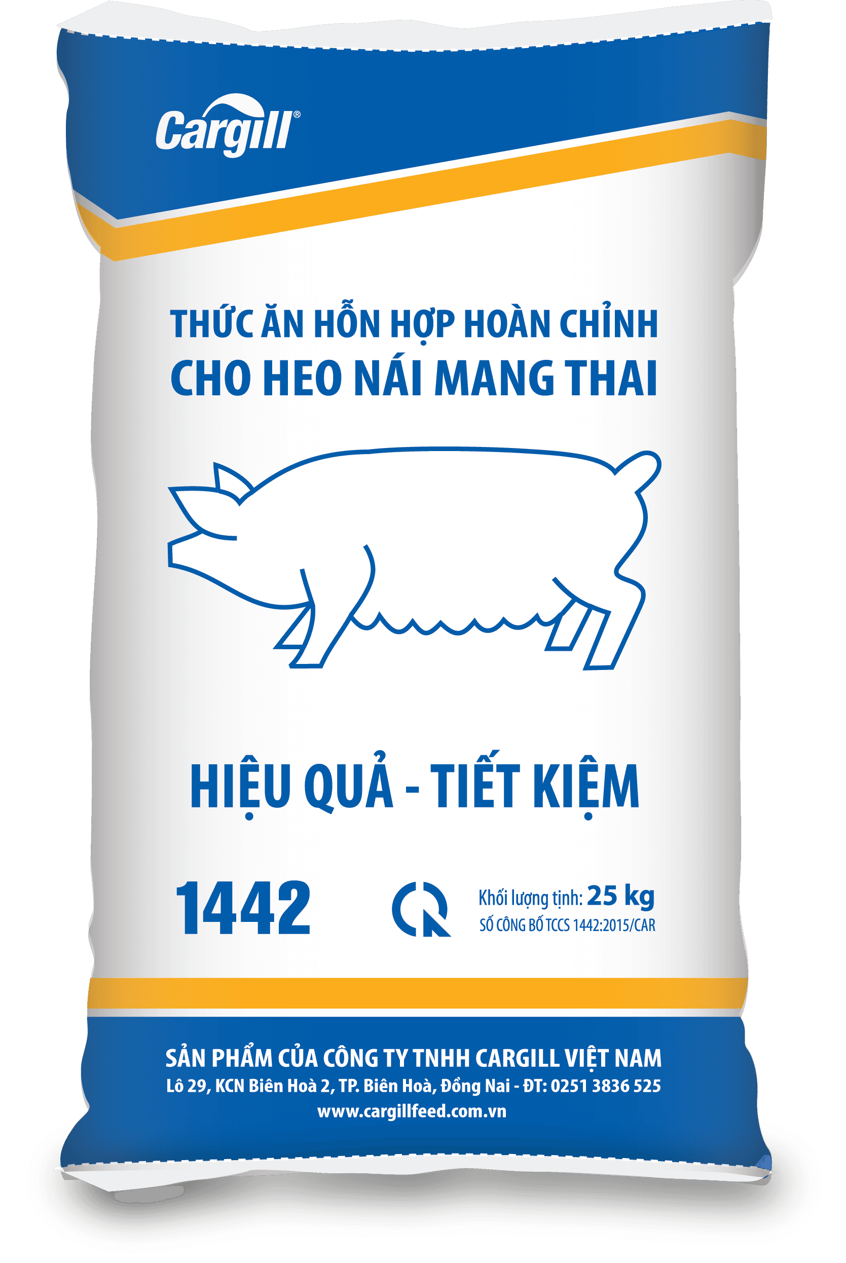 Thức ăn hỗn hợp hoàn chỉnh cho heo nái mang thai