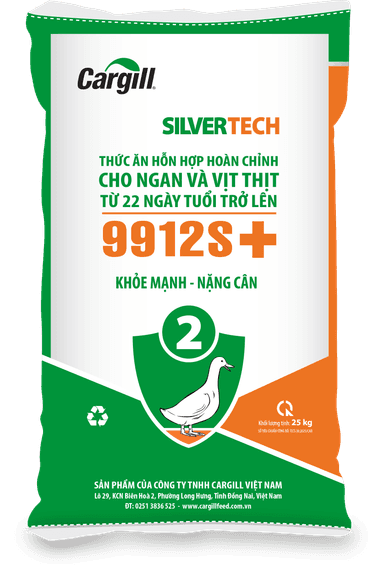 Thức ăn hỗn hợp hoàn chỉnh cho ngan và vịt thịt từ 22 ngày tuổi trở lên